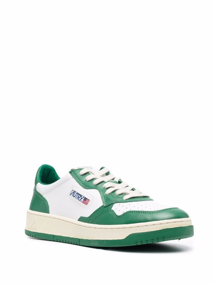 AUTRY 01 LOW MAN LEAT/LEAT WHT/GREE