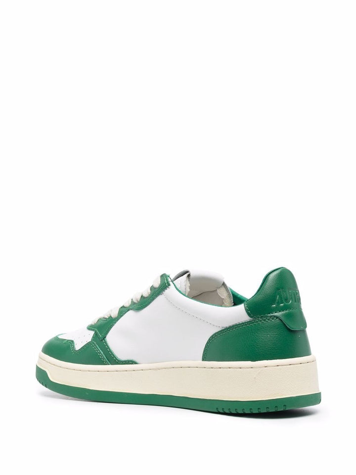 AUTRY 01 LOW MAN LEAT/LEAT WHT/GREE