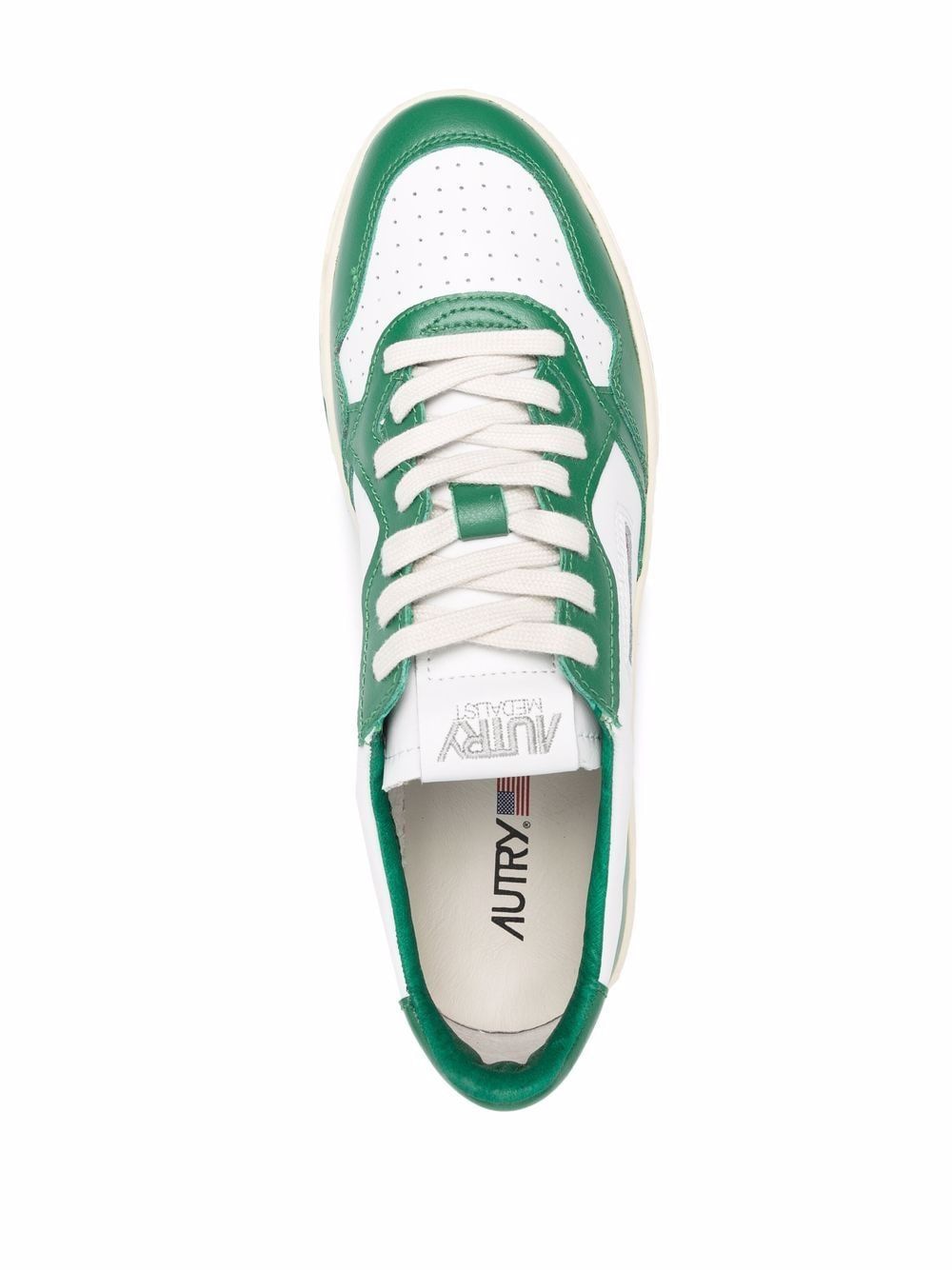 AUTRY 01 LOW MAN LEAT/LEAT WHT/GREE