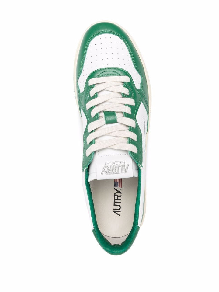 AUTRY 01 LOW MAN LEAT/LEAT WHT/GREE