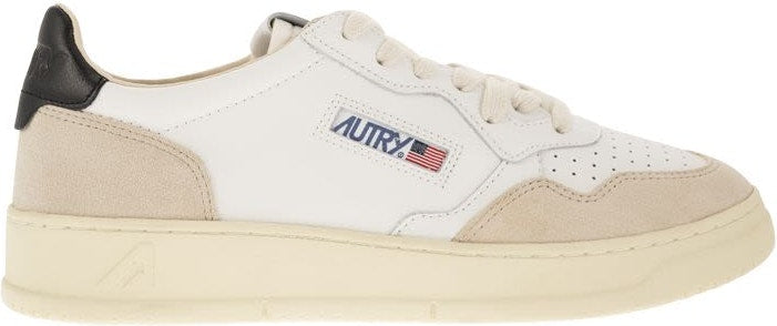 MEDALIST LOW - LEATHER AND SUEDE SNEAKERS