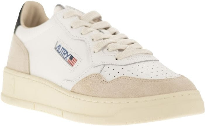 MEDALIST LOW - LEATHER AND SUEDE SNEAKERS