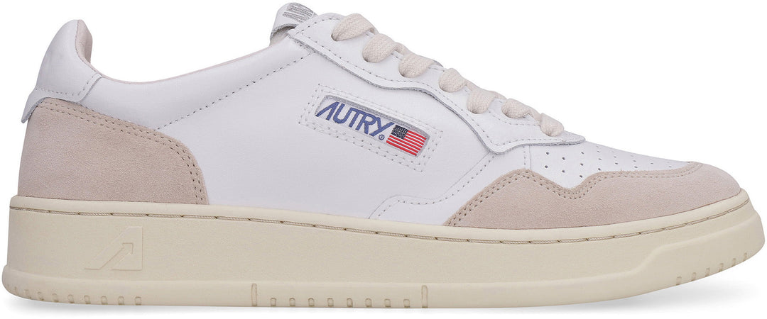 MEDALIST LOW - LEATHER AND SUEDE SNEAKERS
