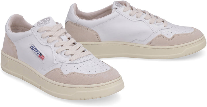 MEDALIST LOW - LEATHER AND SUEDE SNEAKERS