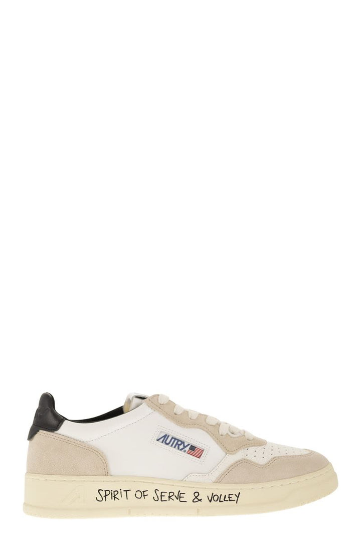 MEDALIST LOW - LEATHER AND SUEDE SNEAKERS