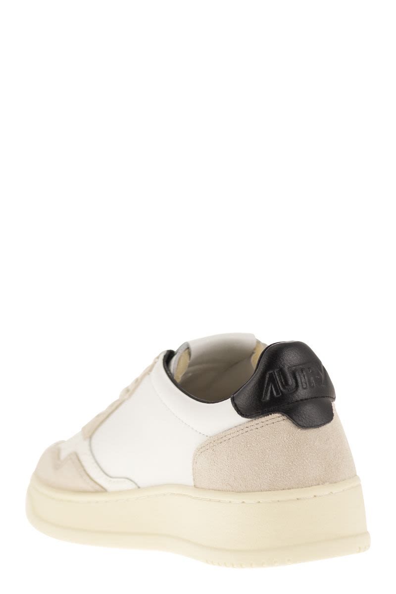 MEDALIST LOW - LEATHER AND SUEDE SNEAKERS