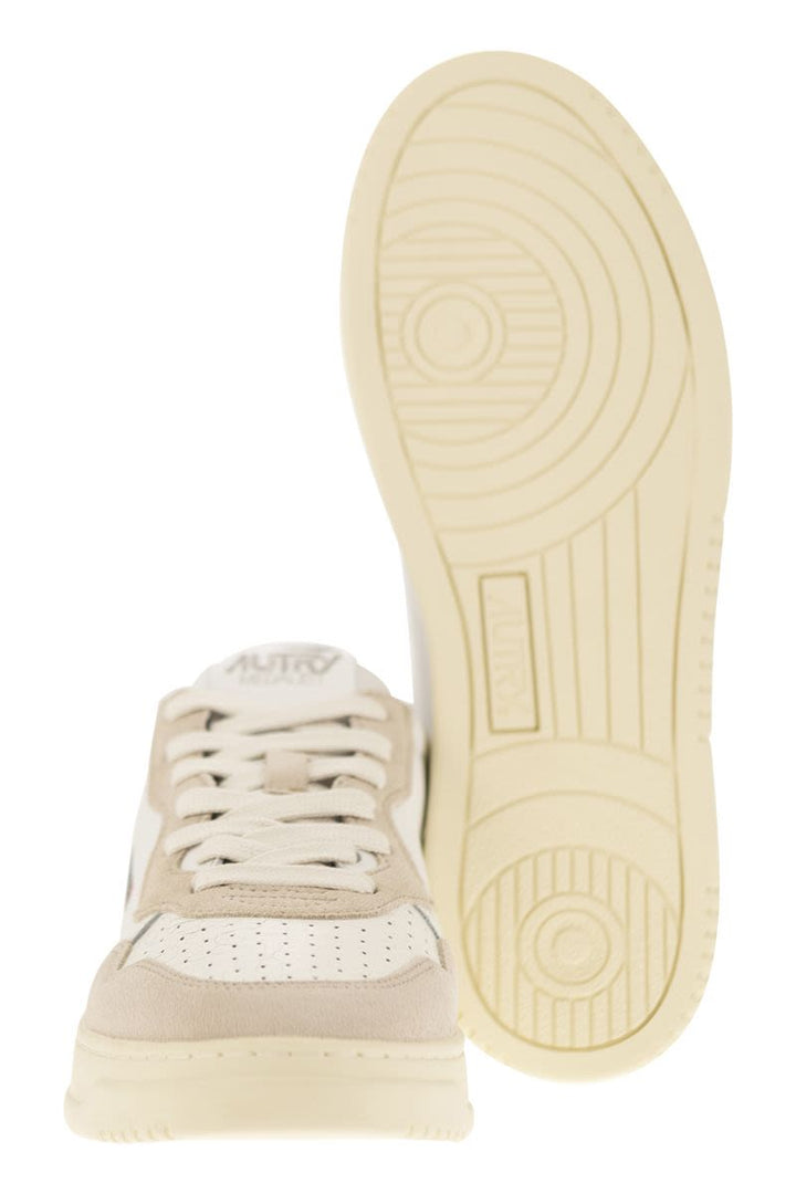 MEDALIST LOW - LEATHER AND SUEDE SNEAKERS