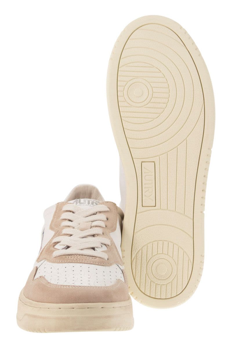 MEDALIST LOW - LEATHER AND SUEDE SNEAKERS