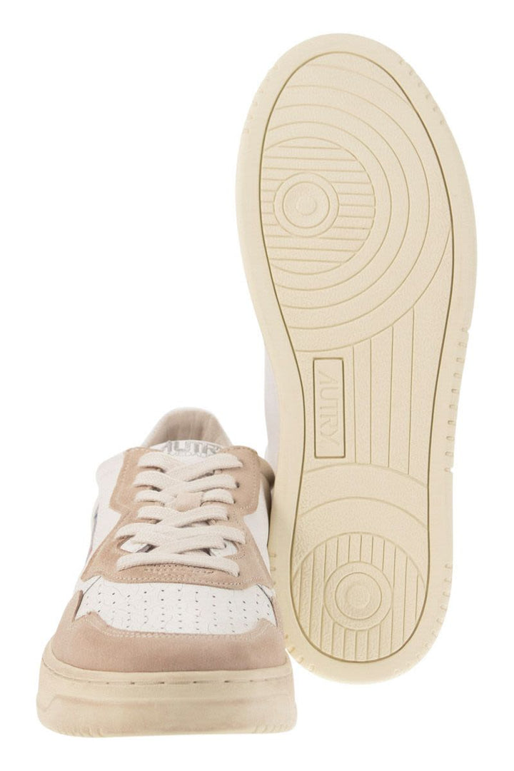 MEDALIST LOW - LEATHER AND SUEDE SNEAKERS