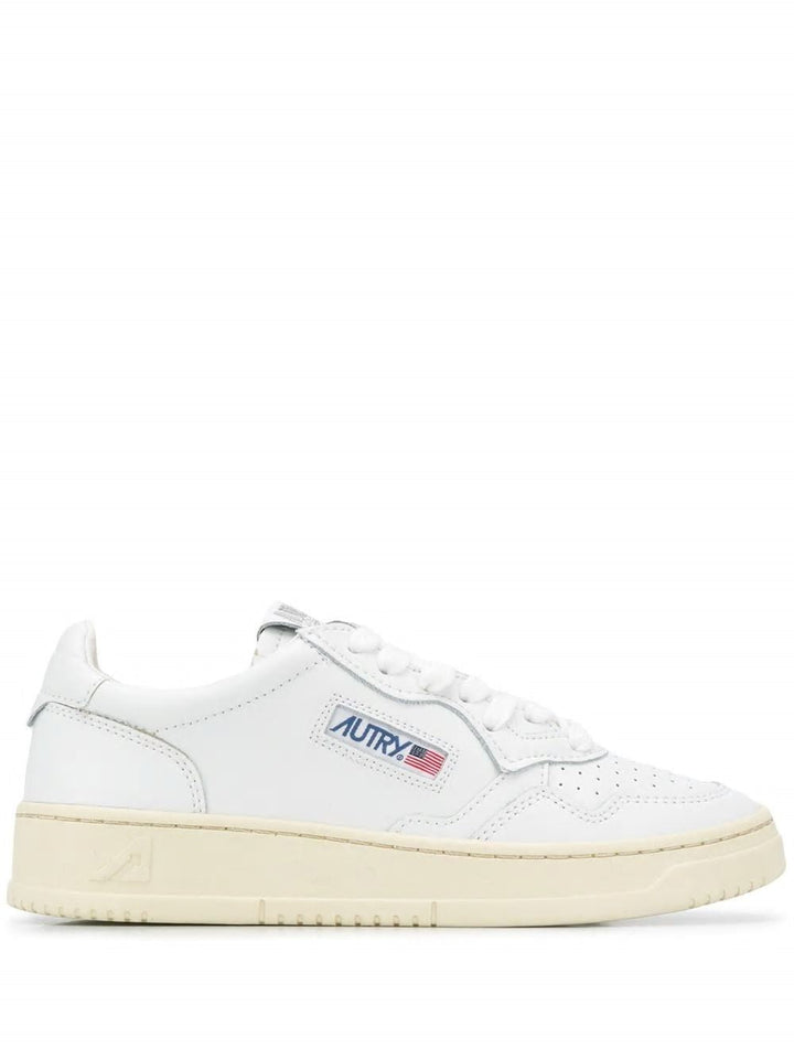 AUTRY 01 LOW WOM LEAT/LEAT WHT/WHT
