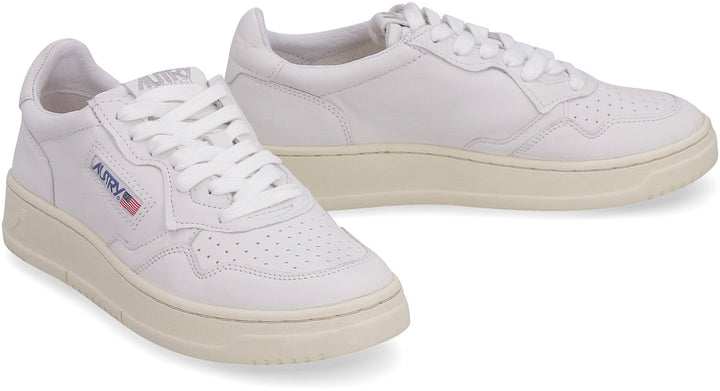 MEDALIST LEATHER LOW-TOP SNEAKERS