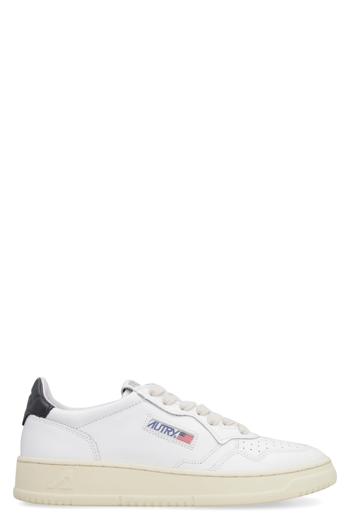 MEDALIST LEATHER LOW-TOP SNEAKERS