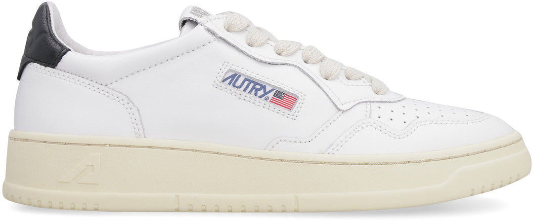 MEDALIST LEATHER LOW-TOP SNEAKERS