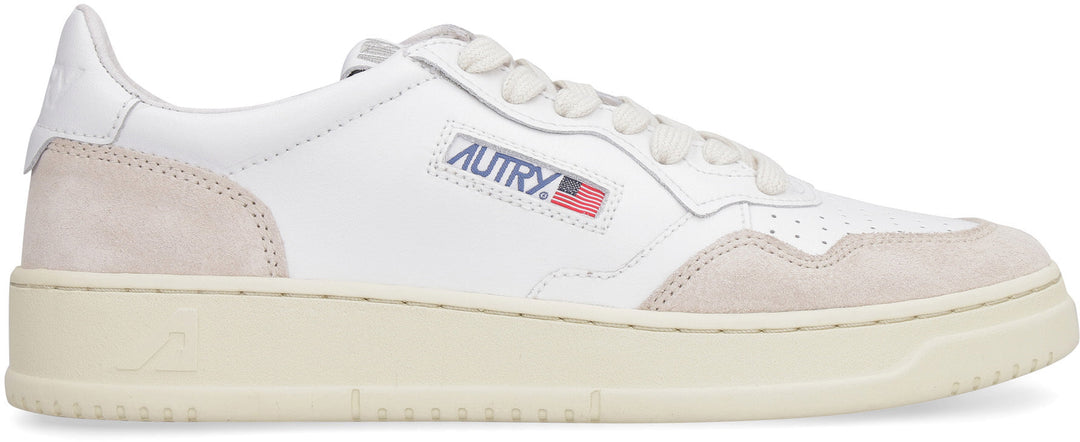 MEDALIST LOW - LEATHER AND SUEDE SNEAKERS