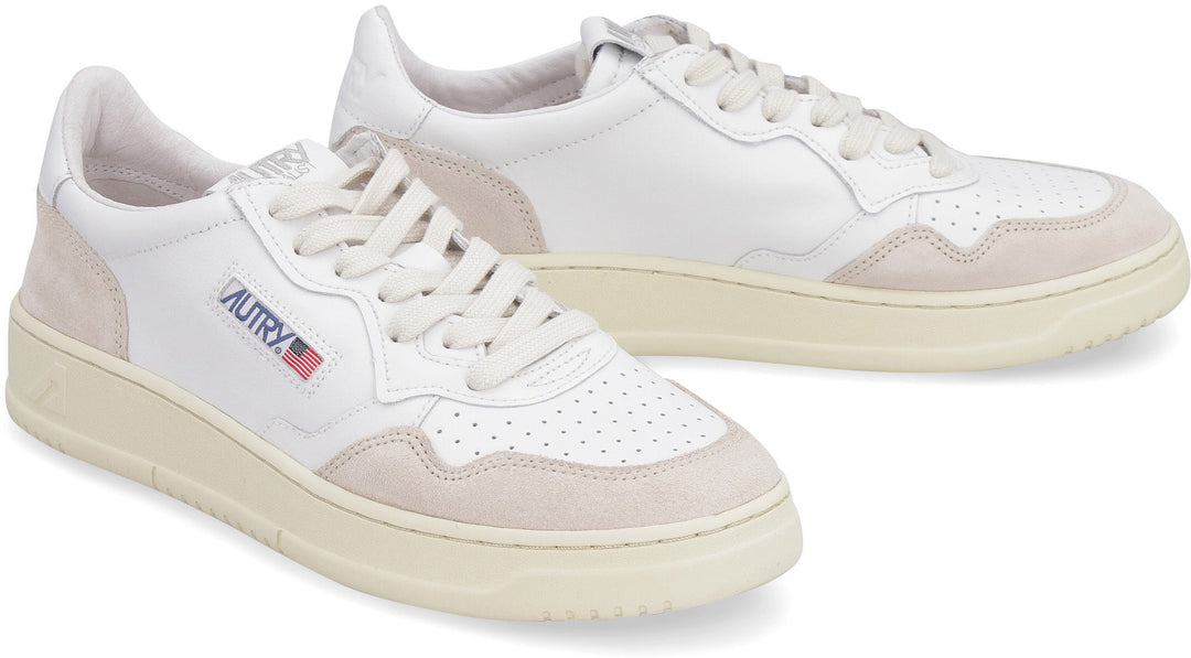 MEDALIST LOW - LEATHER AND SUEDE SNEAKERS