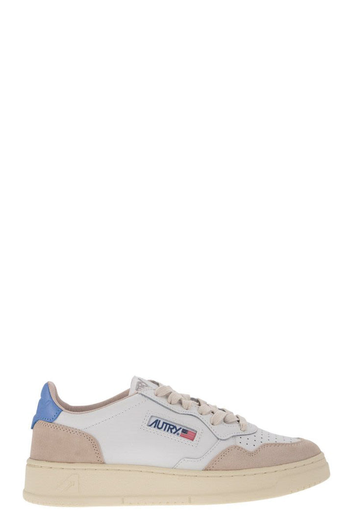 MEDALIST LOW - LEATHER AND SUEDE SNEAKERS
