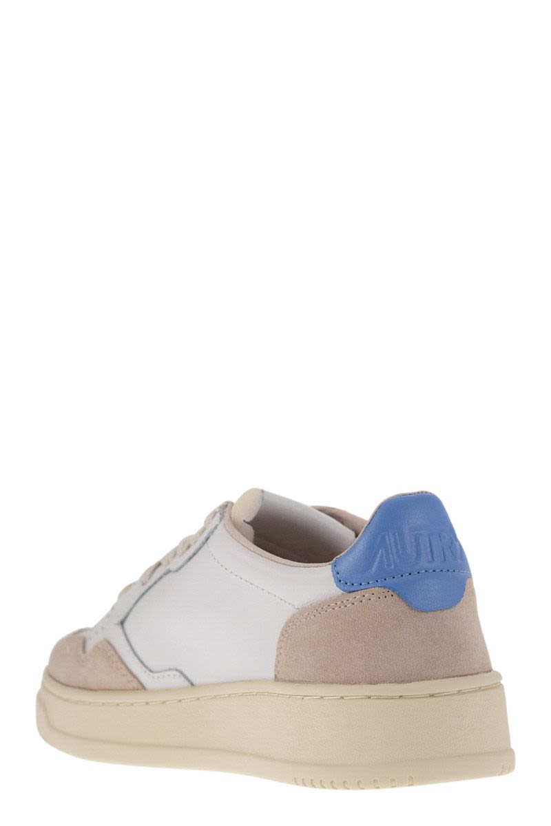 MEDALIST LOW - LEATHER AND SUEDE SNEAKERS