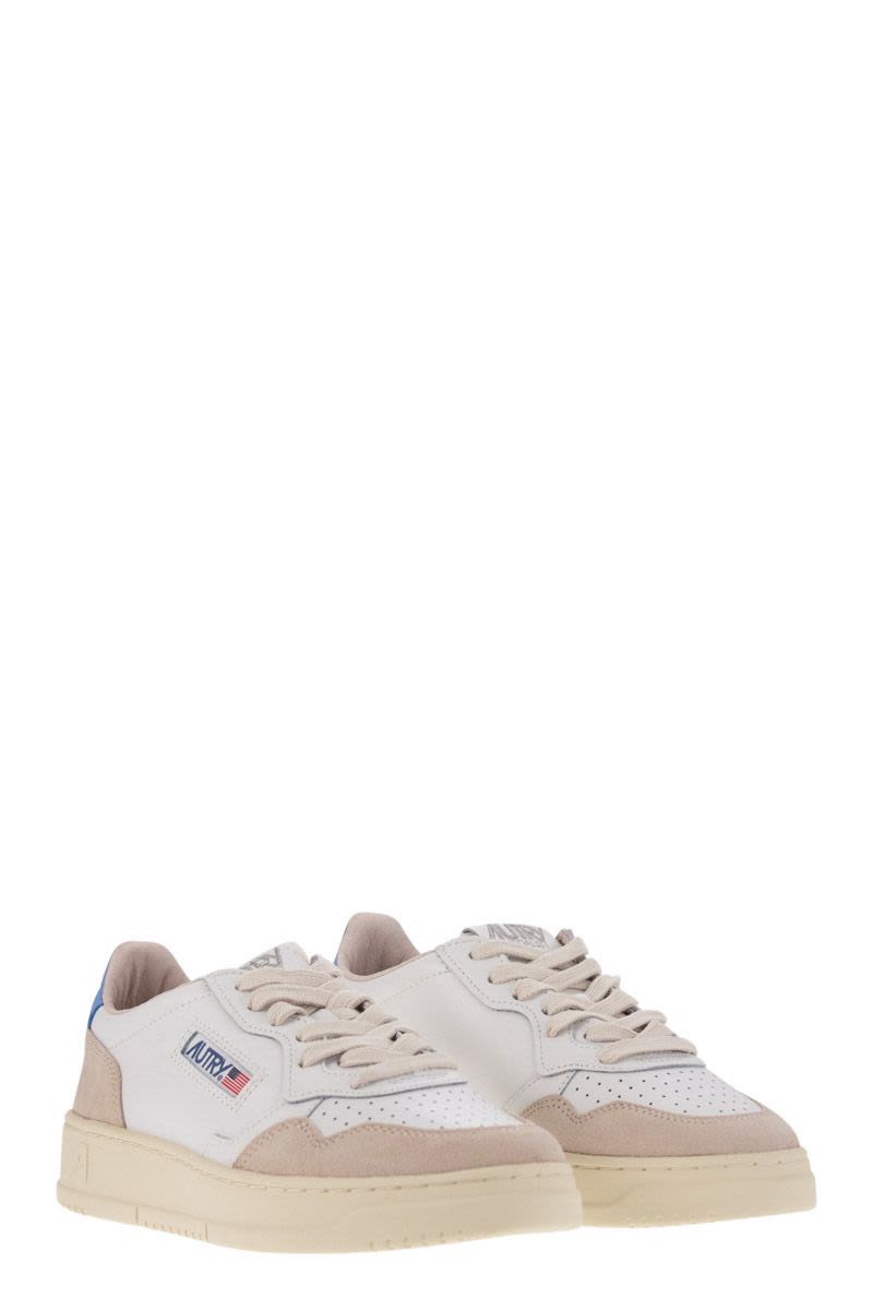 MEDALIST LOW - LEATHER AND SUEDE SNEAKERS
