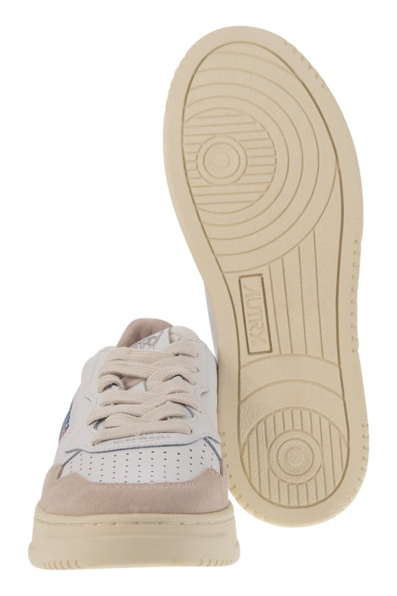 MEDALIST LOW - LEATHER AND SUEDE SNEAKERS