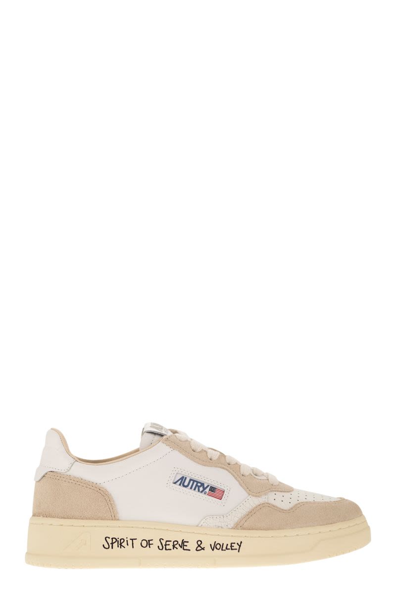 MEDALIST LOW - LEATHER TRAINERS