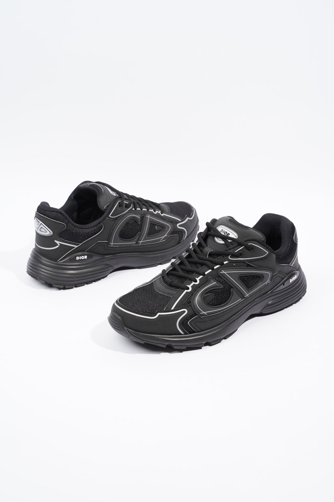 Christian Dior B30 Black / Grey Mesh EU 44.5 UK 10.5