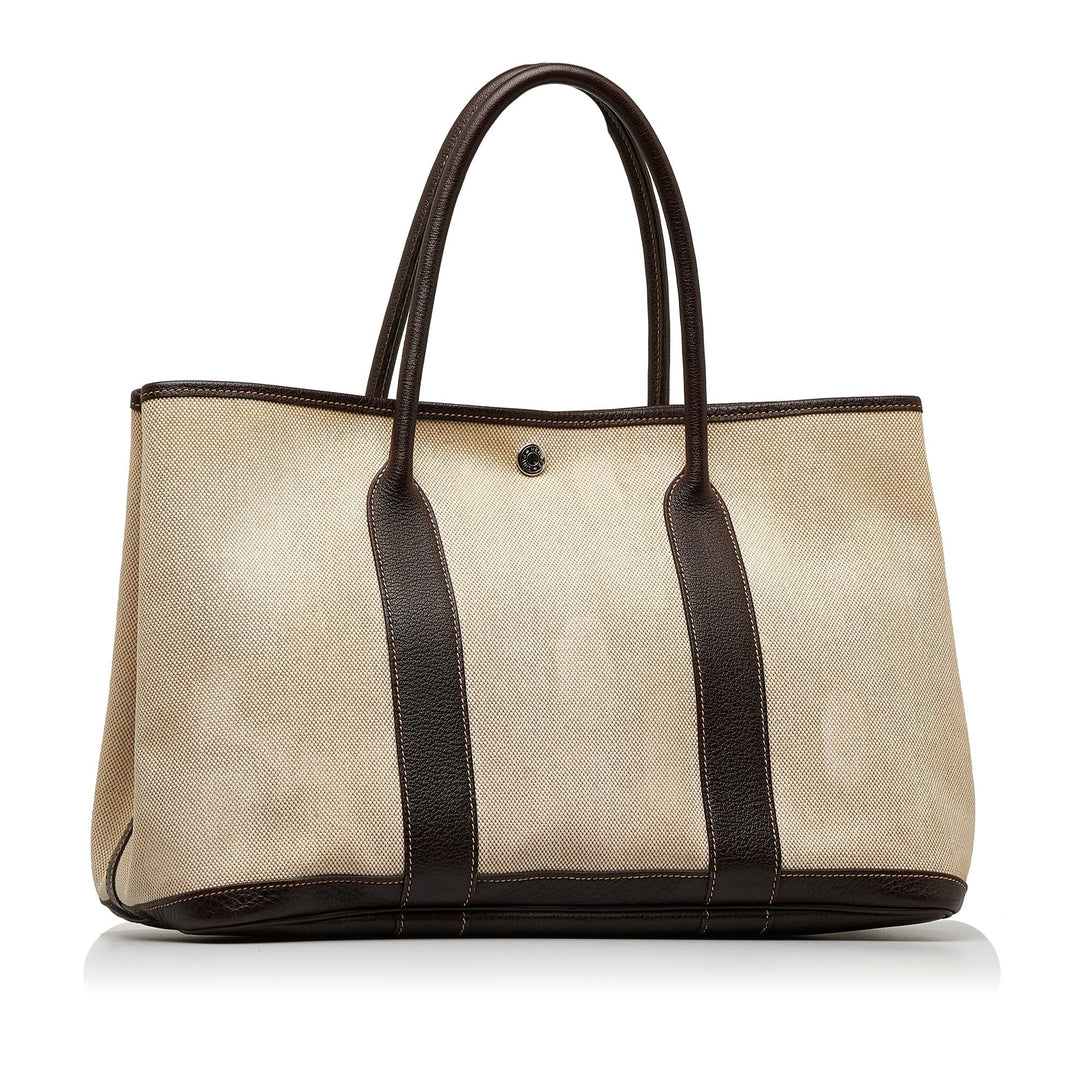 Beige Top quality Hermes Garden Party PM Tote Bag