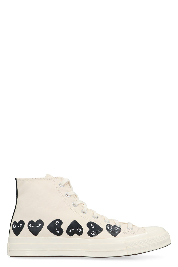 CONVERSE X COMME DES GARÇONS PLAY - CHUCK 70 HIGH-TOP SNEAKERS