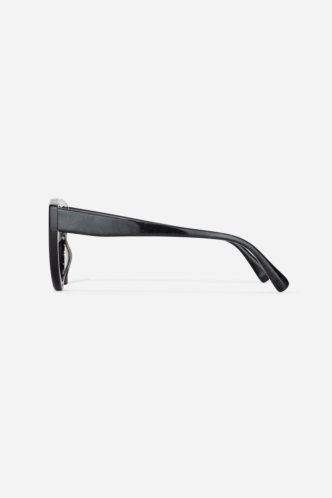 Black Round Frame Sunglasses