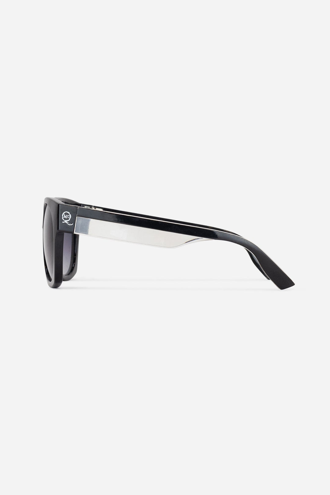 Black and Clear Oversized Sunglasses