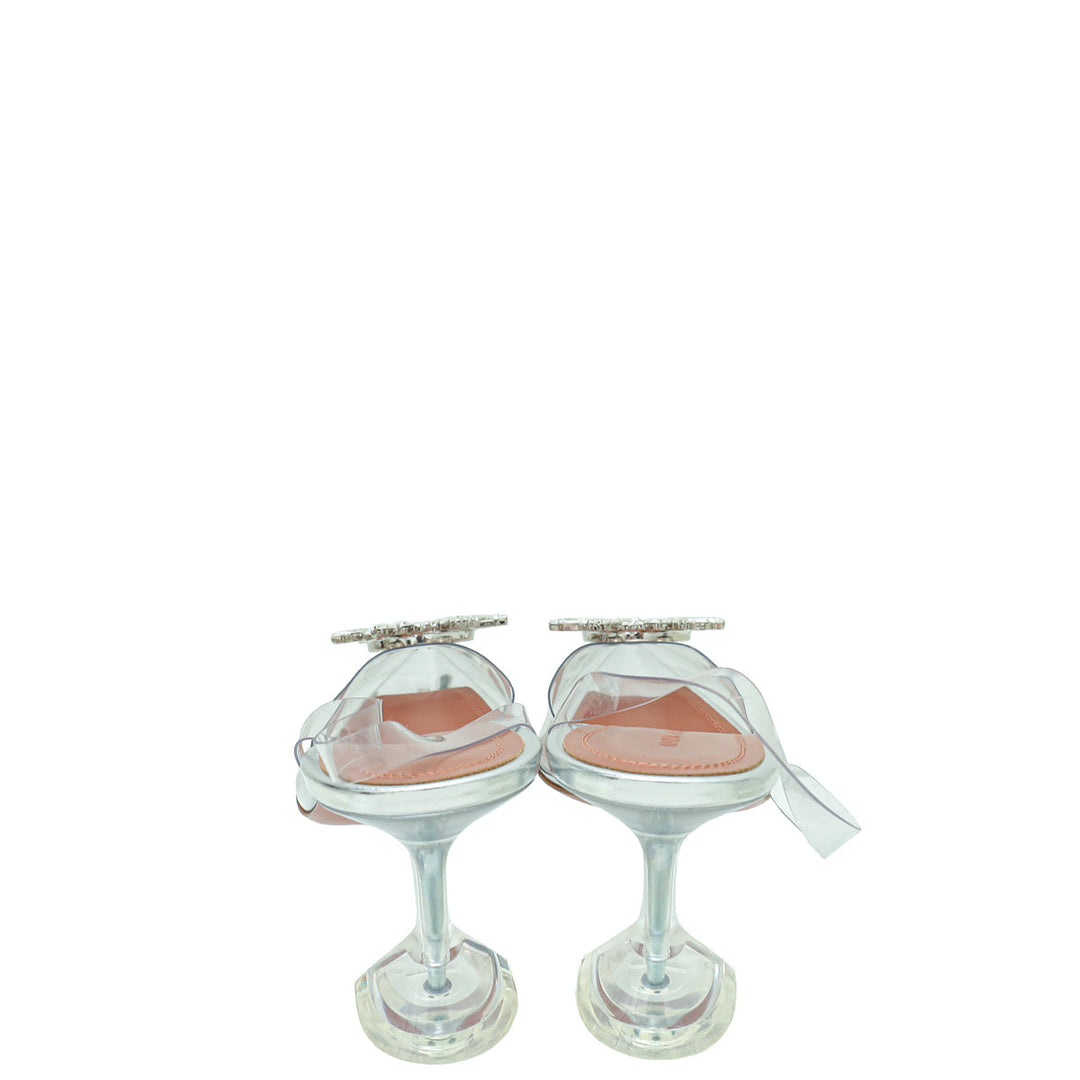 Amina Muaddi Clear Begum PVC Slingback 38.5