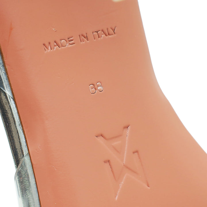 Amina Muaddi Clear Begum PVC Slingback 38