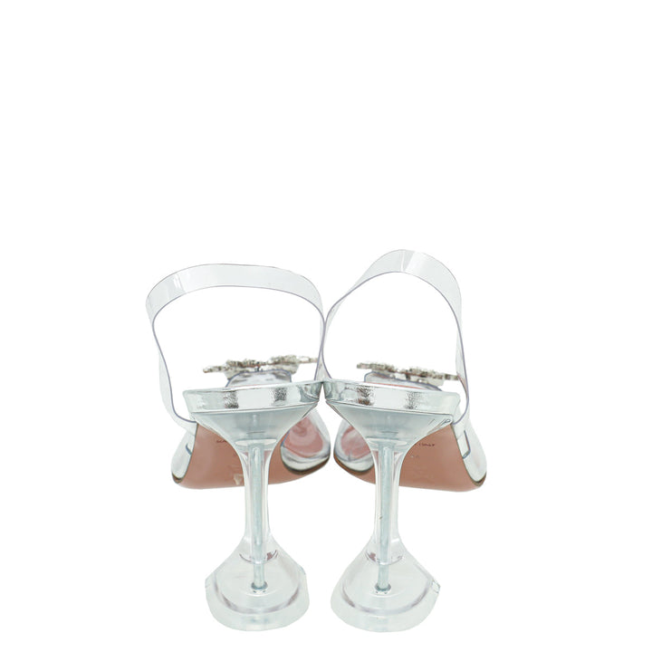 Amina Muaddi Clear Begum PVC Slingback 38.5
