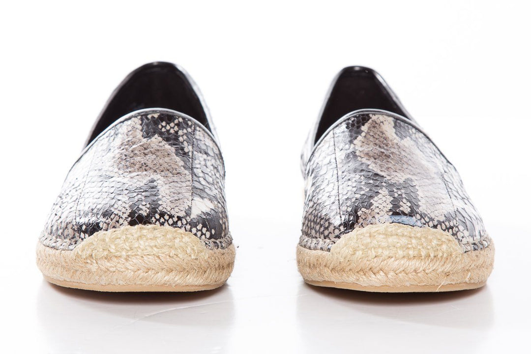 B Brian Atwood Printed Snake Flat Espadrille SZ 6 Sale