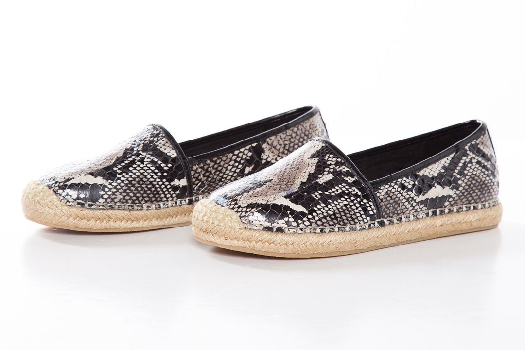 B Brian Atwood Printed Snake Flat Espadrille SZ 6 Sale