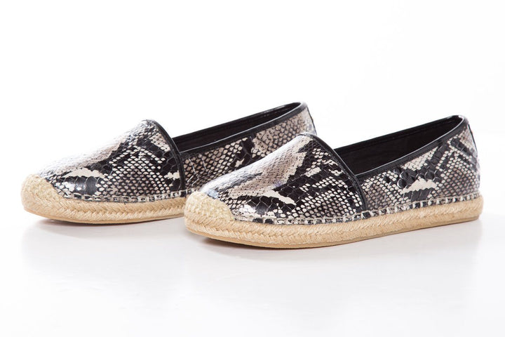 B Brian Atwood Printed Snake Flat Espadrille SZ 6 Sale