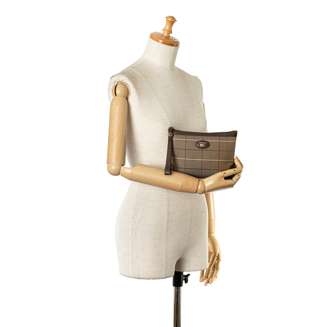 BURBERRY Vintage Check Clutch Clutch Bag