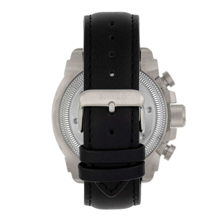 Shield Tesei Chronograph Leather-Band Men's Diver Watch w/Date