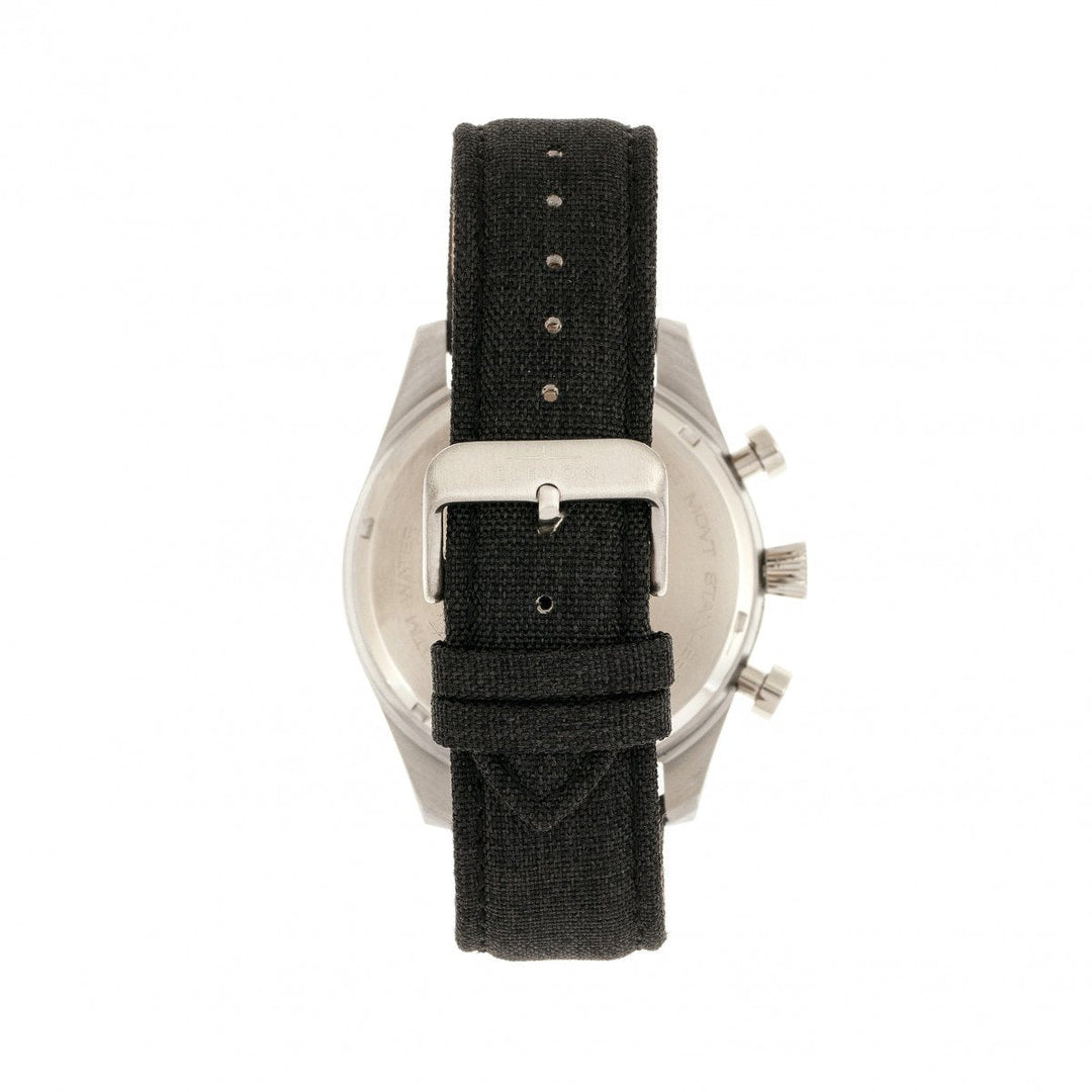 Elevon Curtiss Chronograph Nylon-Overlaid Leather-Band Watch