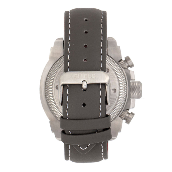 Shield Tesei Chronograph Leather-Band Men's Diver Watch w/Date