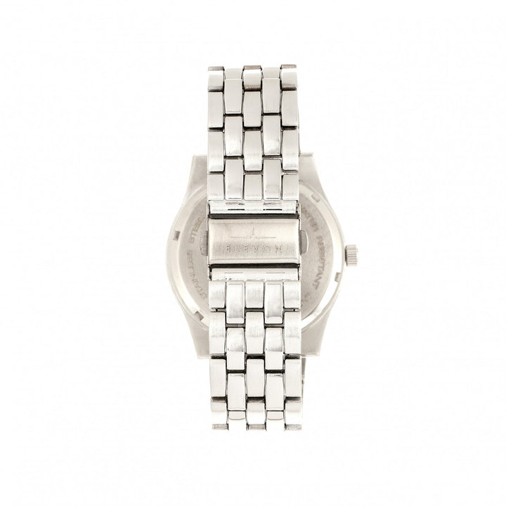 Elevon Garrison Bracelet Watch w/Date - Silver/Blue