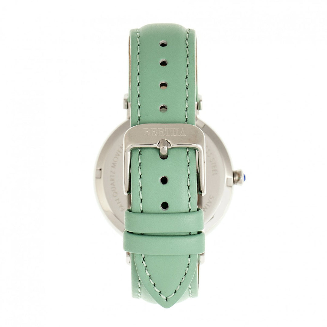 Bertha Allison Leather-Band Watch