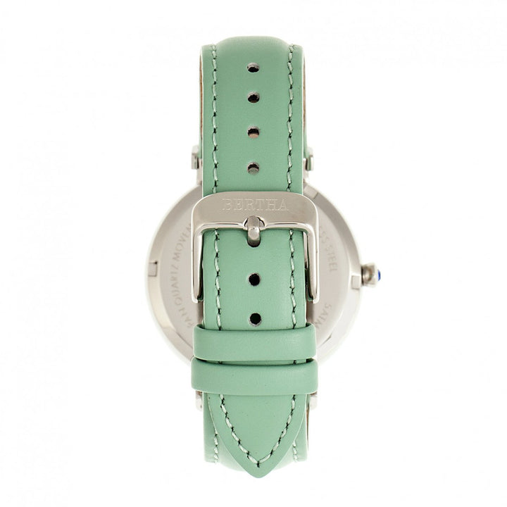 Bertha Allison Leather-Band Watch