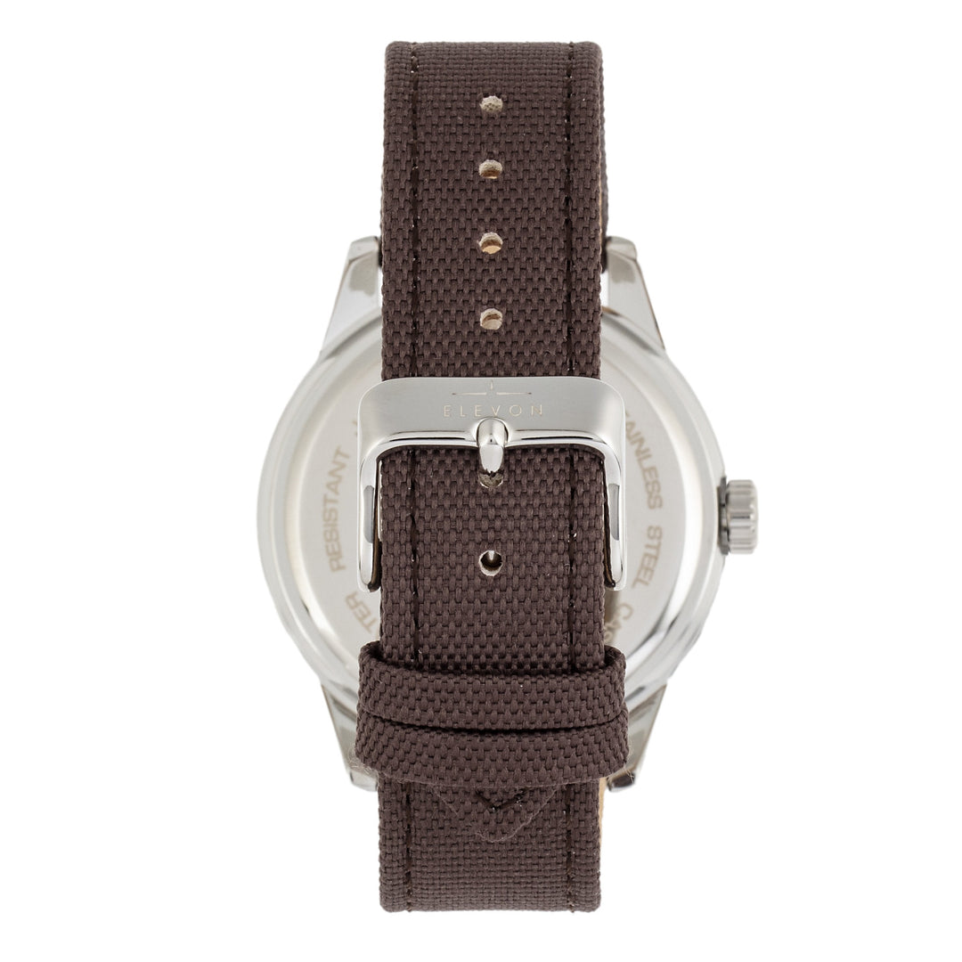 Elevon Bandit Leather-Band Watch w/Date