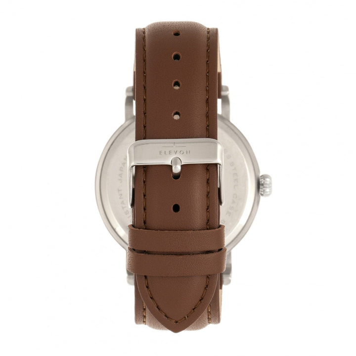 Elevon Von Braun Leather-Band Watch w/Date
