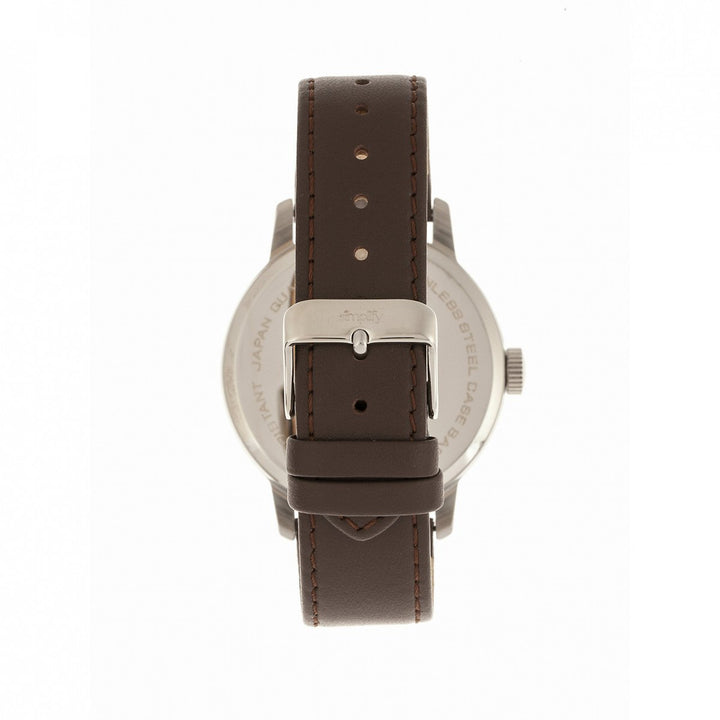 Simplify The 3400 Leather-Band Watch
