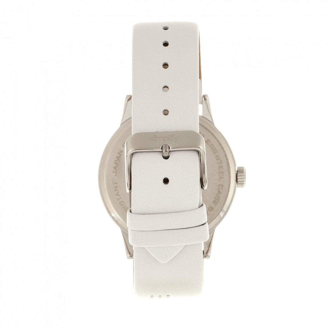 Simplify The 5700 Leather-Band Watch