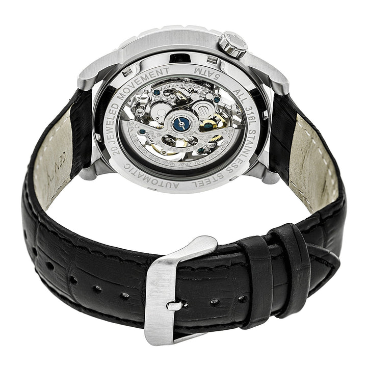 Reign Xavier Automatic Skeleton Leather-Band Watch