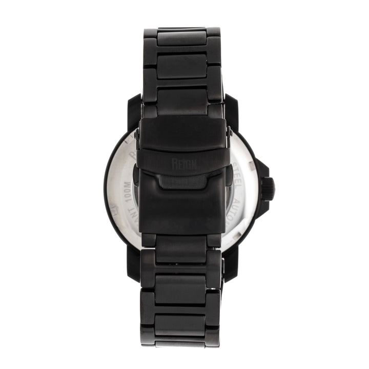Reign Helios Automatic Bracelet Watch w/Day/Date - Black