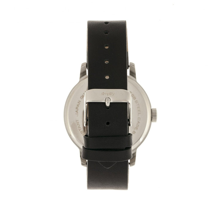 Simplify The 4200 Leather-Band Watch
