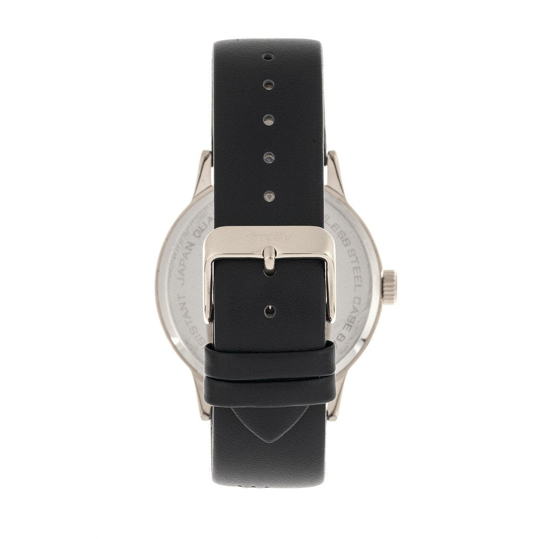 Simplify The 5700 Leather-Band Watch